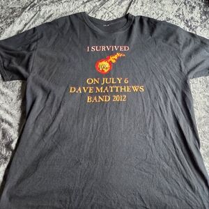 I SURVIVED 106 ON JULY 6 DAVE MATTHEWS BAND 2012 TSHIRT - Unisex